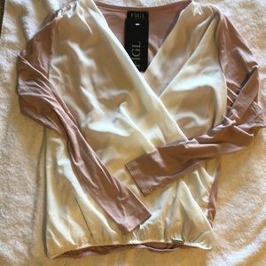 Crossover blouse. Dress up or down!